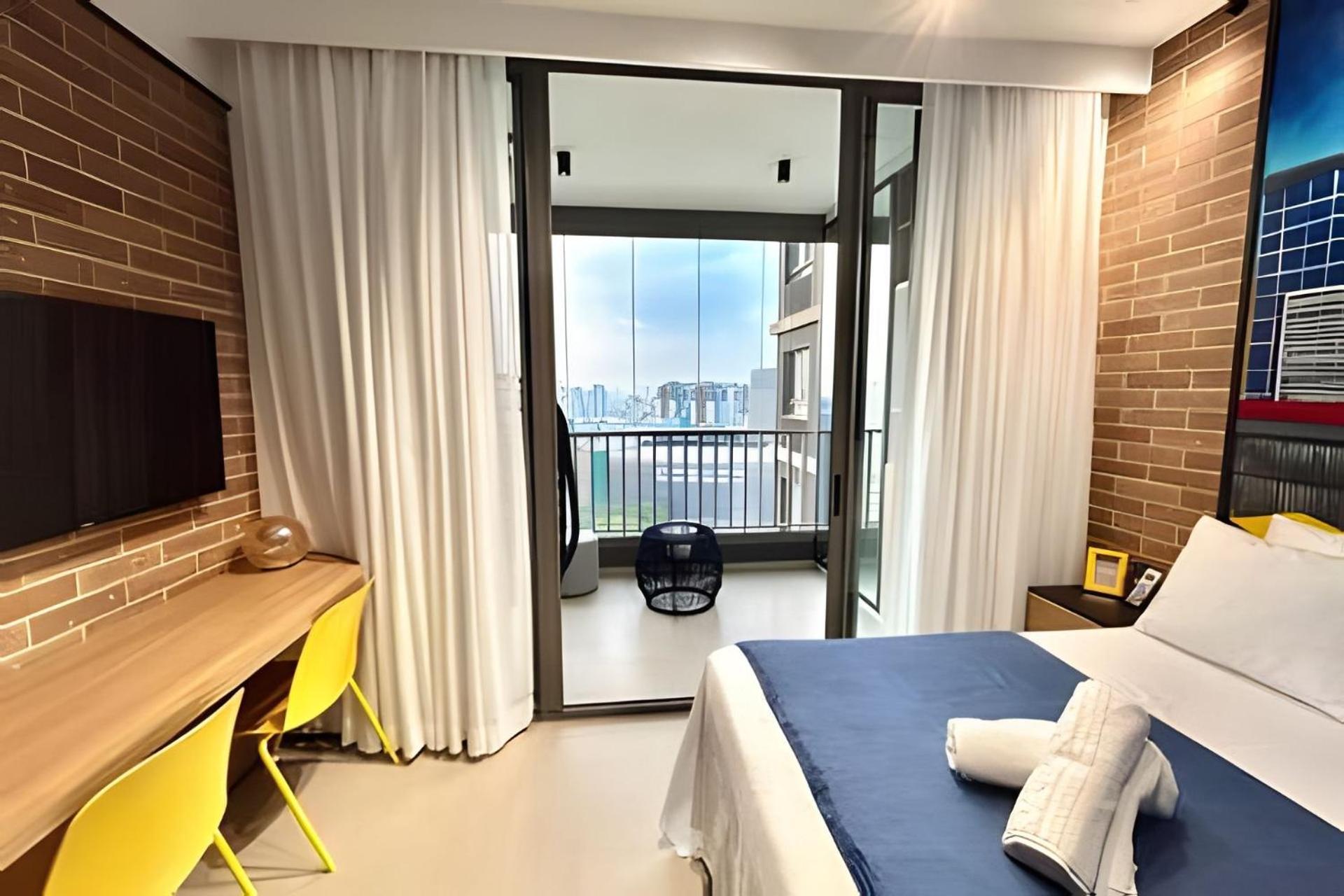 Studio/Moderno/200 M Allianz/Piscina/Wifi/Vaga Σάο Πάολο Εξωτερικό φωτογραφία
